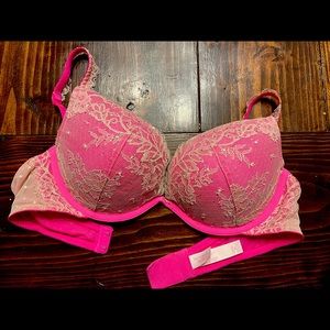 Victoria’s Secret Pink Lace push up bra